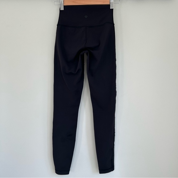 Lululemon High Times Tech Mesh High Rise Bandage Leggings Size 2 - Picture 7 of 7